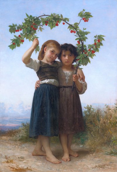 The Cherry Branch by William Adolphe Bouguereau